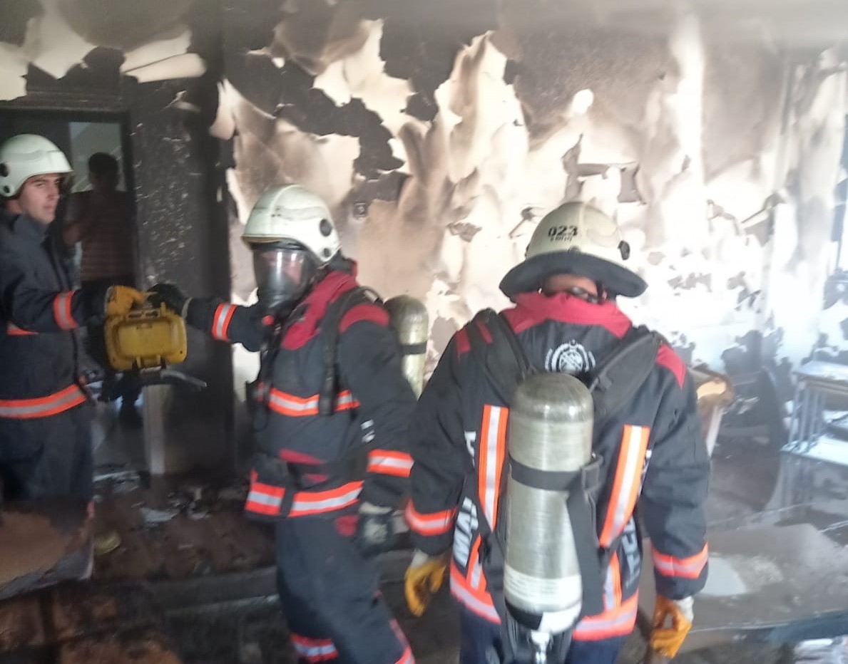 Malatya’da ev yangını
