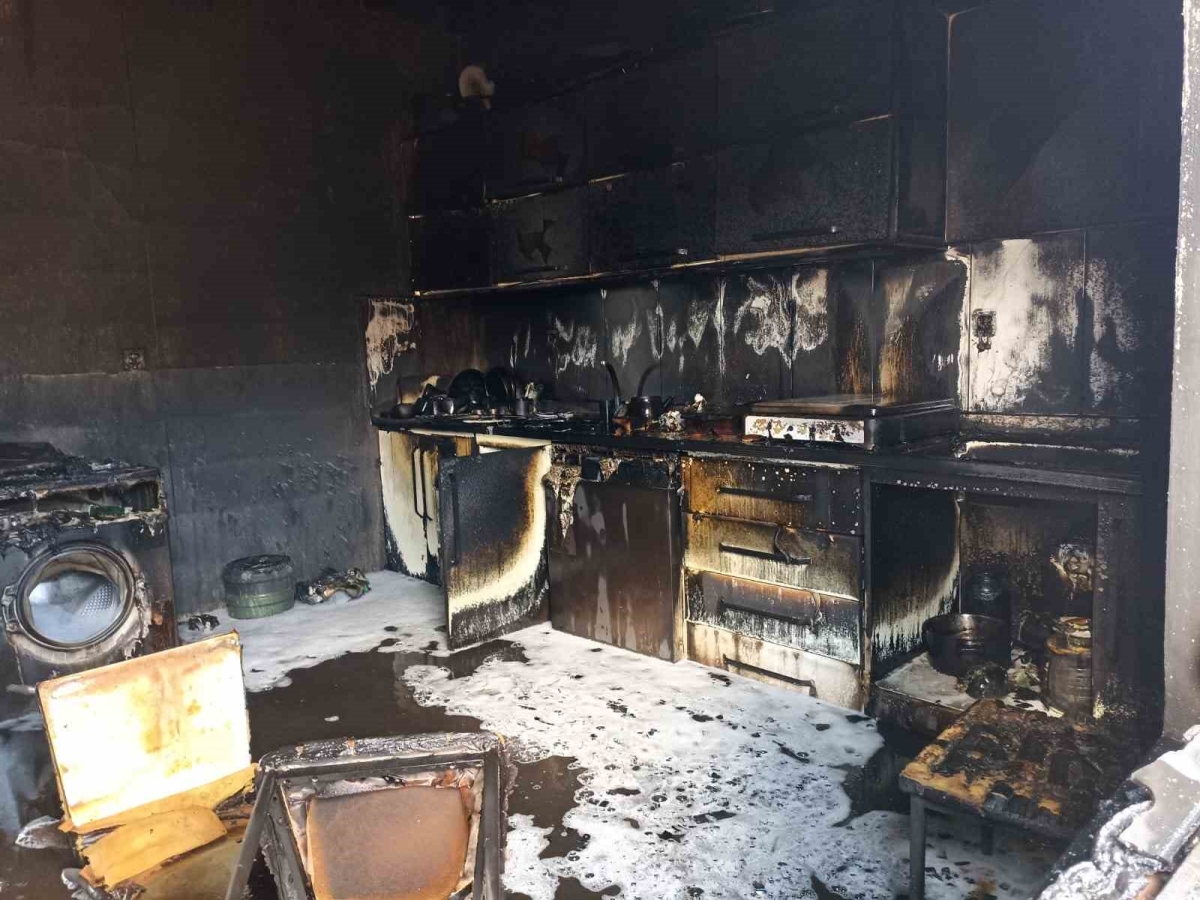 Malatya’da ev yangını
