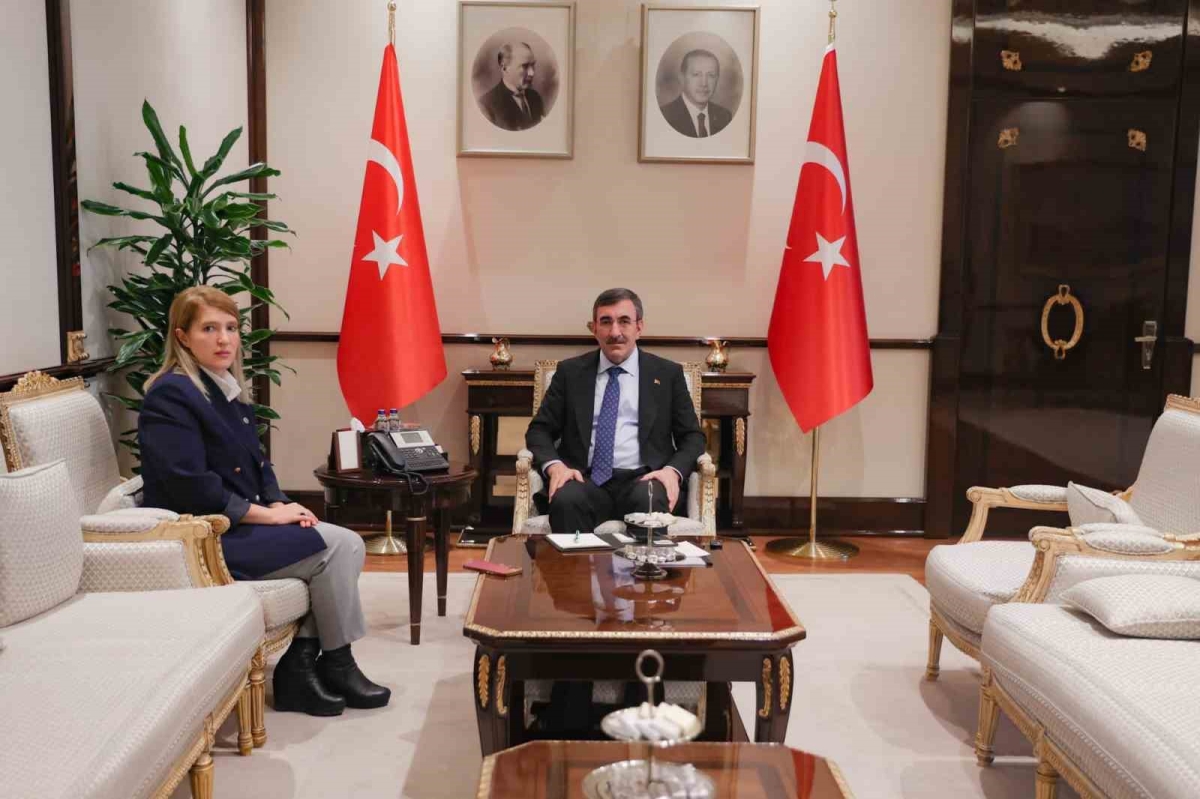 Cumhurbaşkanı yardımcısı, Malatya Milletvekili Ölmeztoprak ile görüştü
