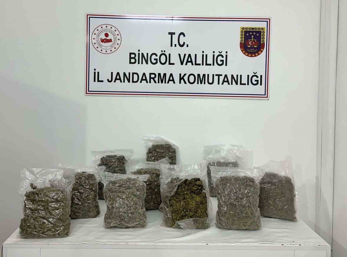 Bingöl’de 5 kilogram uyuşturucu madde ele geçirildi: 2 gözaltı
