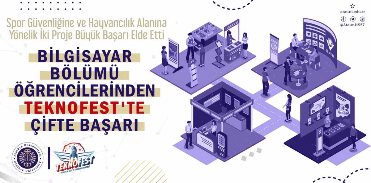 Bilgisayar mühendisliği bölümü öğrencilerinden çifte başarı
