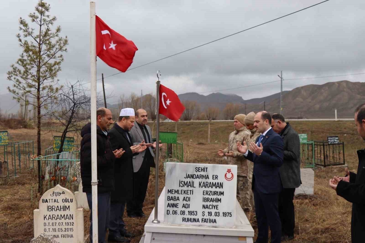 Şehit İsmail Karaman mezarı başında anıldı
