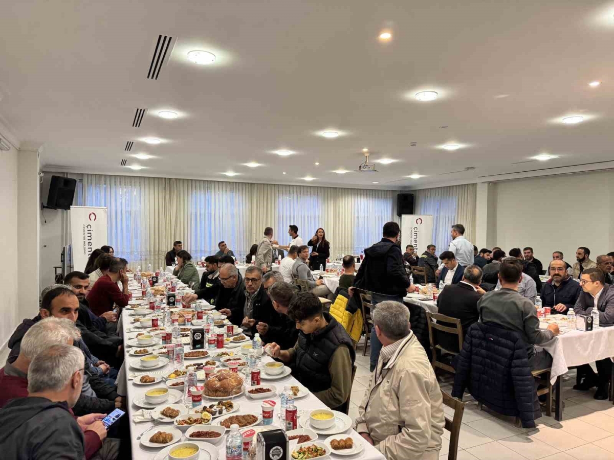 Çimentaş Elazığ fabrikasında geleneksel iftar programı gerçekleşti
