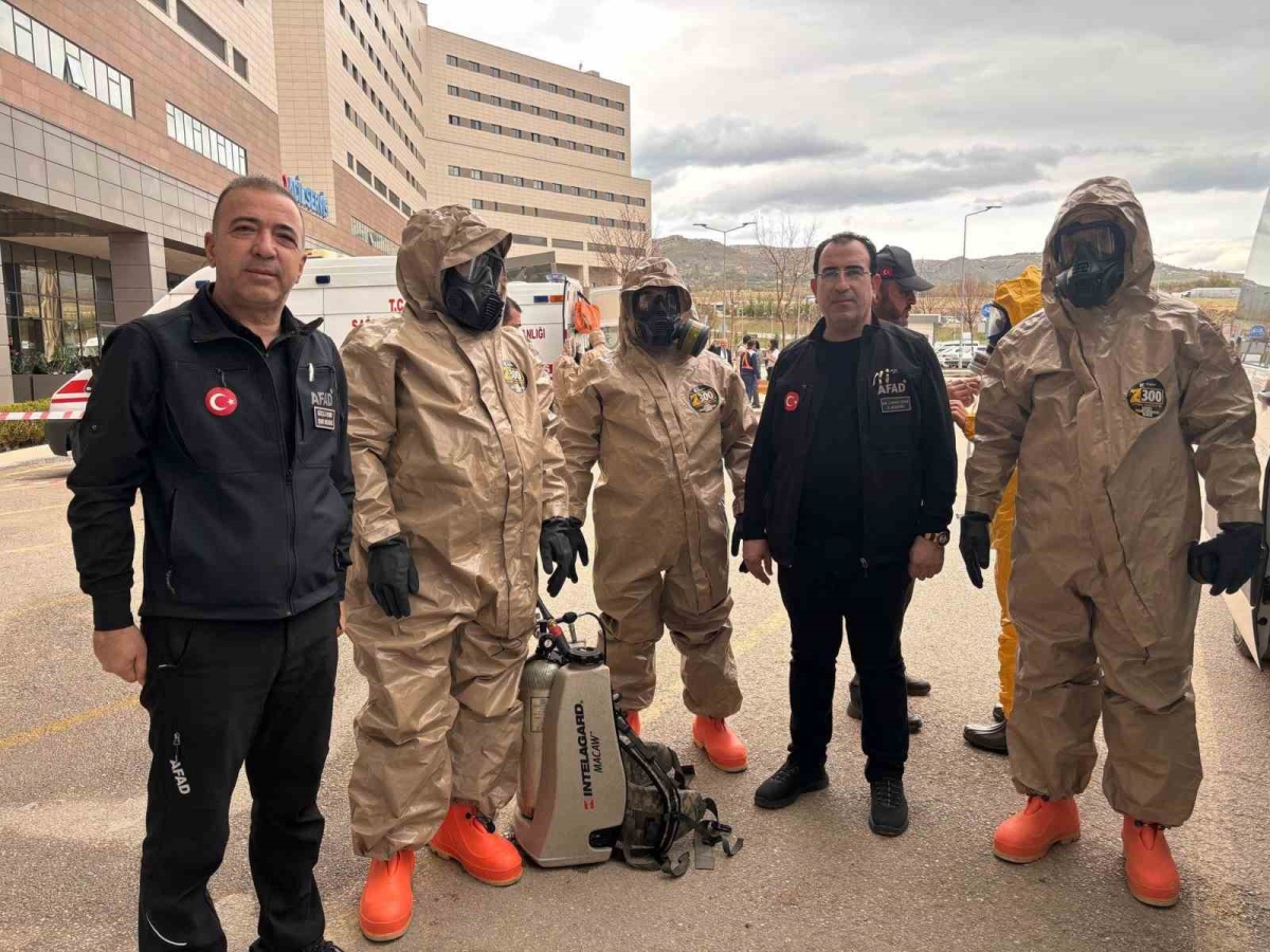 Elazığ’da KBRN tatbikatı yapıldı
