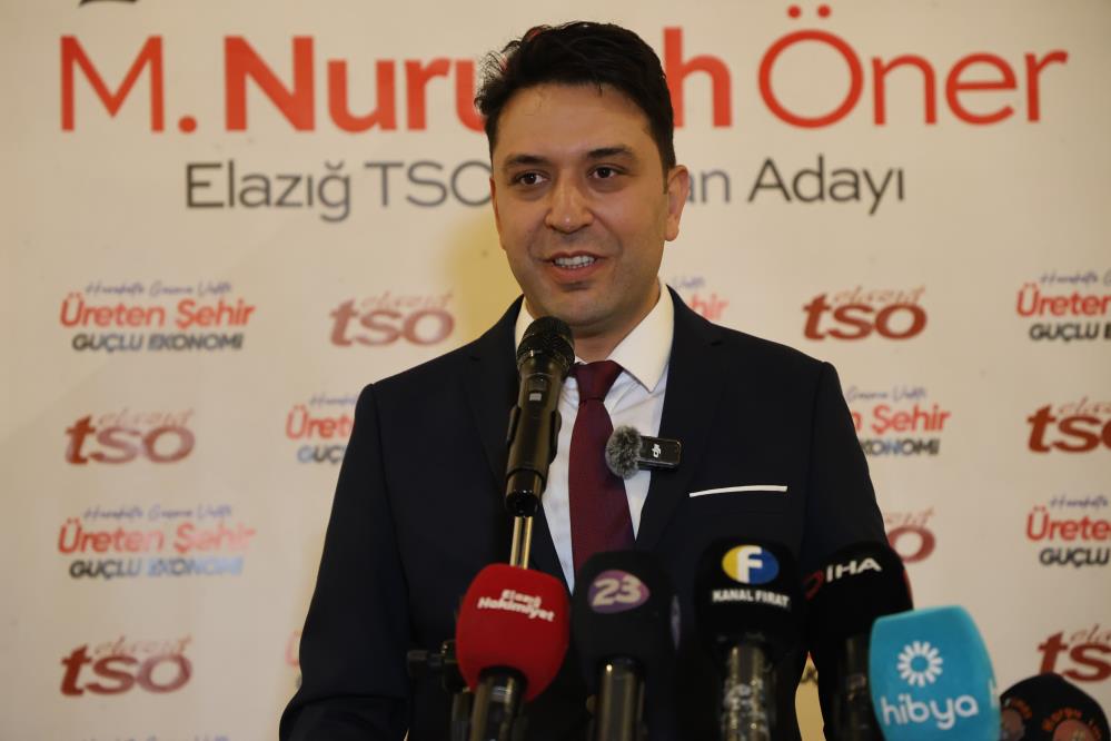 Nurullah Öner, Elazığ TSO Başkanlığına adaylığını açıkladı
