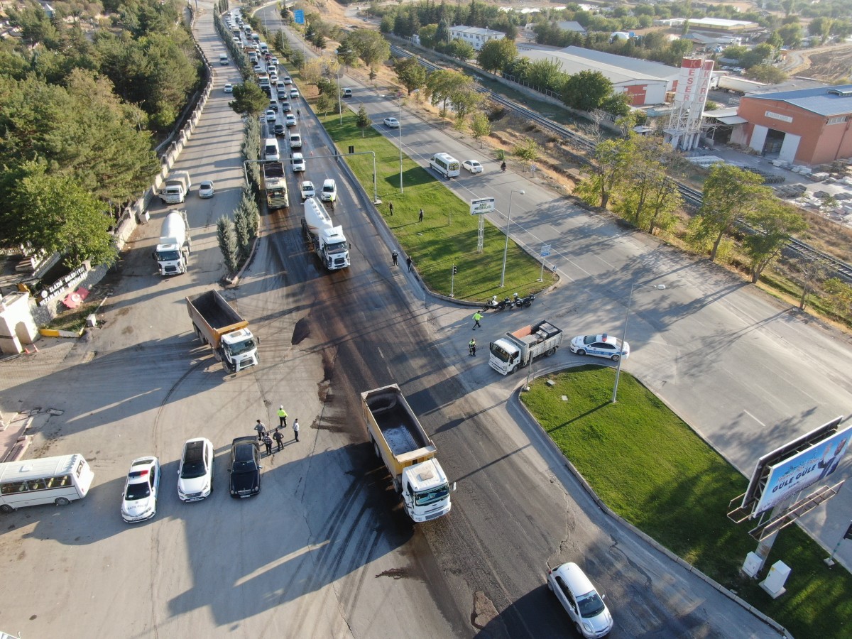 Dron destekli şok trafik denetimleri devam ediyor  