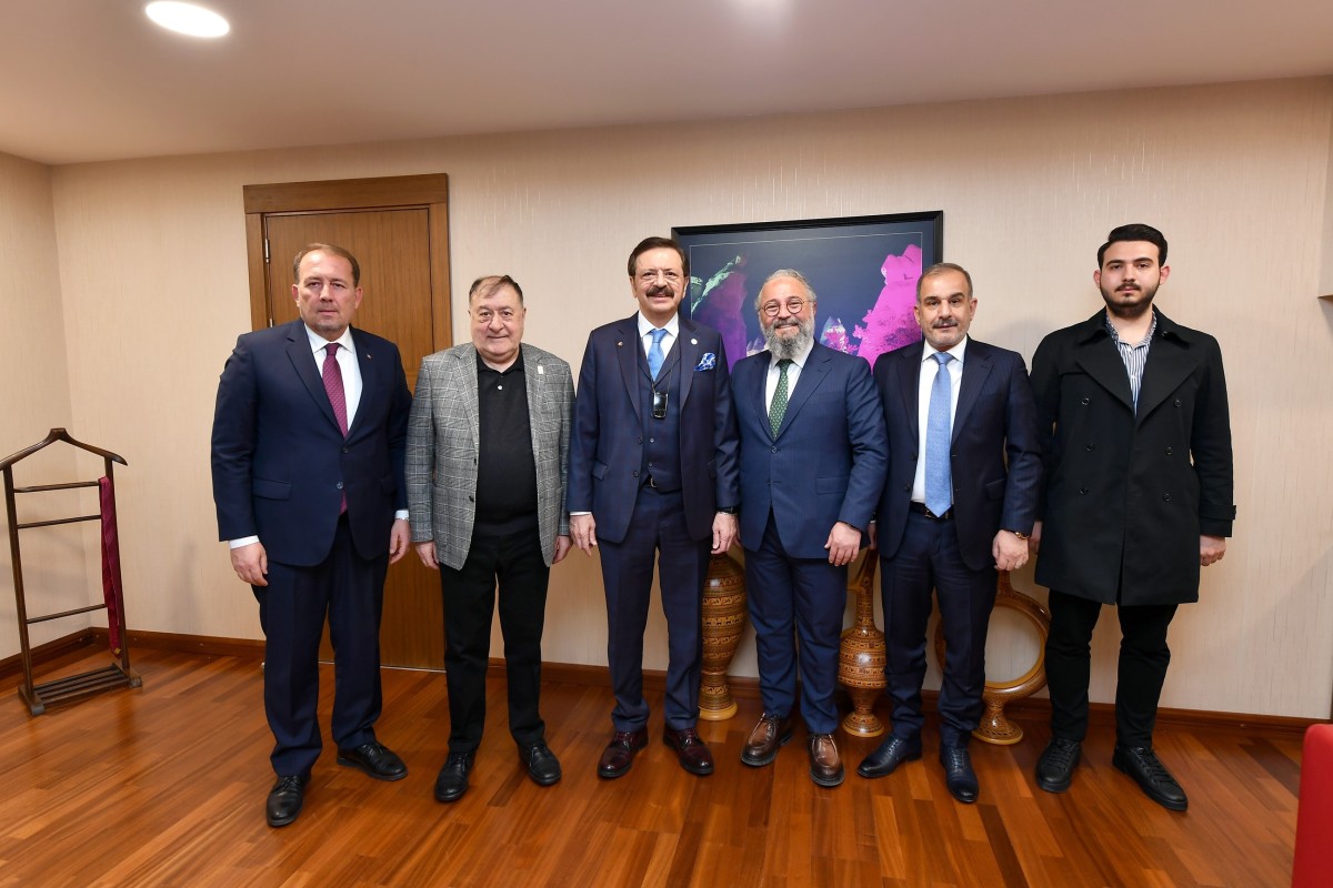 ETSO Başkanı Alan, TOBB Başkanı Hisarcıklıoğlu ile bir araya geldi   