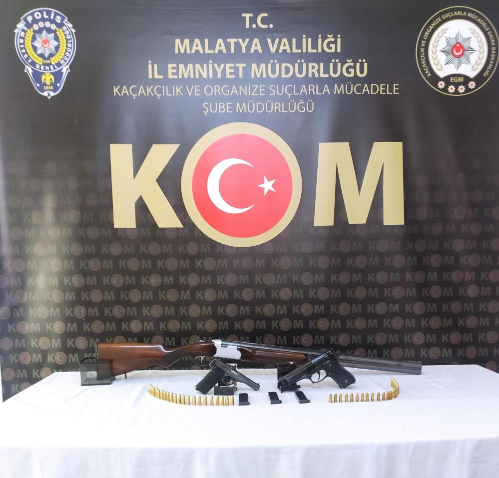 Malatya’da silah kaçakçılığı operasyonu: 4 gözaltı
