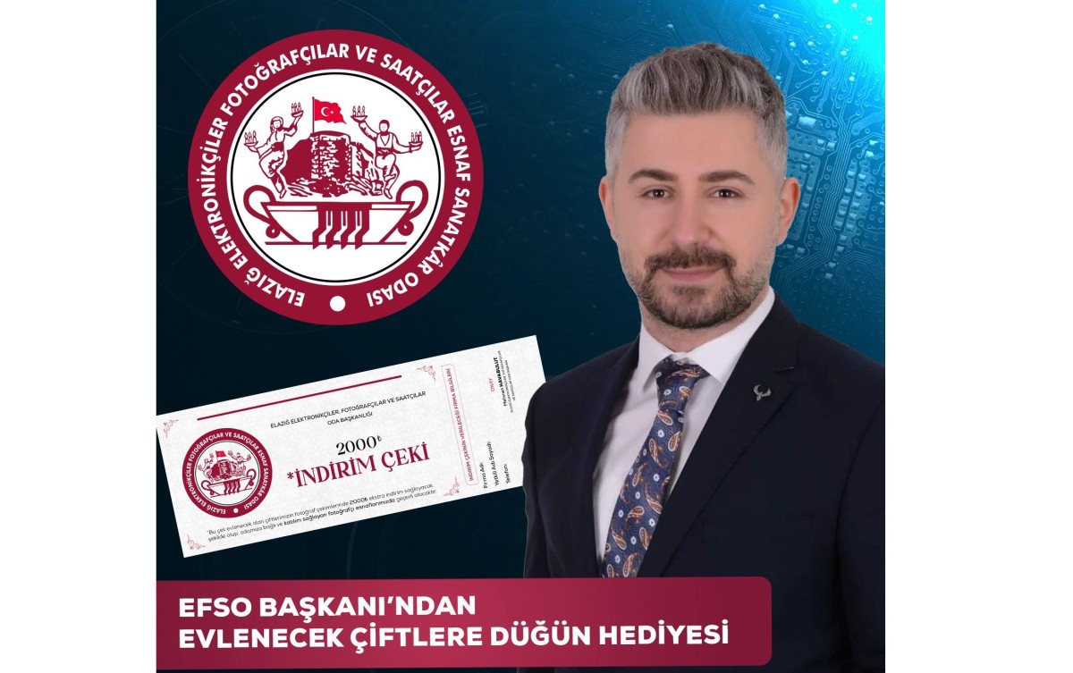 EFSO Başkanı Havabulut’tan evlenecek çiftlere düğün hediyesi