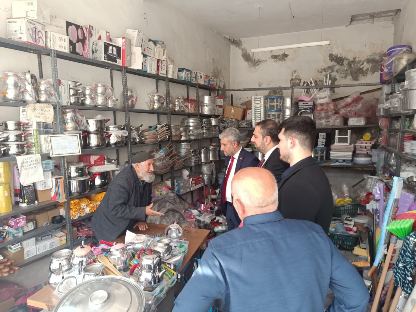 Saadet Partisi Keban'da sahaya indi 